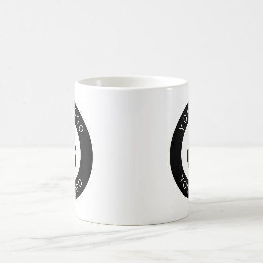 Benutzerdefiniertes Firmenlogo Kaffeetasse (Mittel)