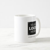 Benutzerdefiniertes Firmenlogo Kaffeetasse (VorderseiteRechts)