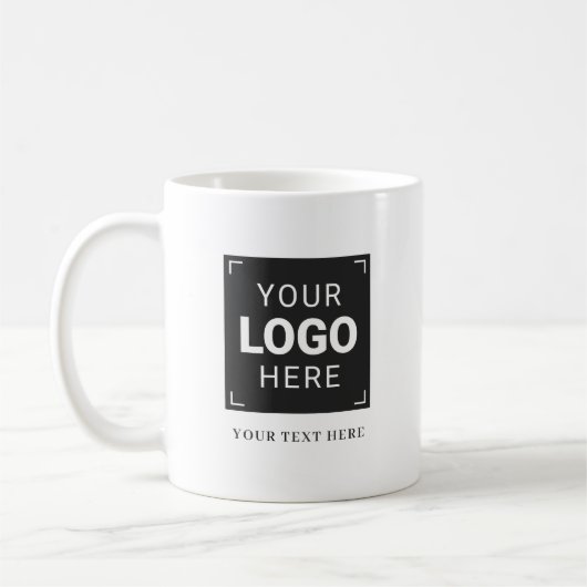 Benutzerdefiniertes Firmenlogo Kaffeetasse (Links)