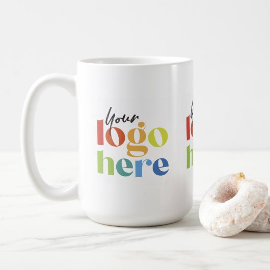 Benutzerdefiniertes Firmenlogo Kaffeetasse (Mit Donut)