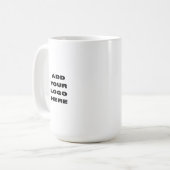 Benutzerdefiniertes Firmenlogo Kaffeetasse (Vorderseite Links)