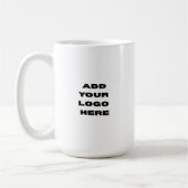 Benutzerdefiniertes Firmenlogo Kaffeetasse (Links)