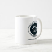 Benutzerdefiniertes Firmenlogo Kaffeetasse (VorderseiteRechts)