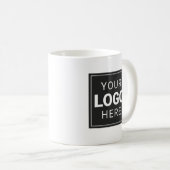 Benutzerdefiniertes Firmenlogo Kaffeetasse (VorderseiteRechts)