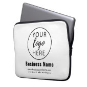 Benutzerdefiniertes Firmenlogo Laptopschutzhülle (Vorderseite Links)
