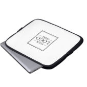 Benutzerdefiniertes Firmenlogo Laptopschutzhülle (Vorne Knopf)