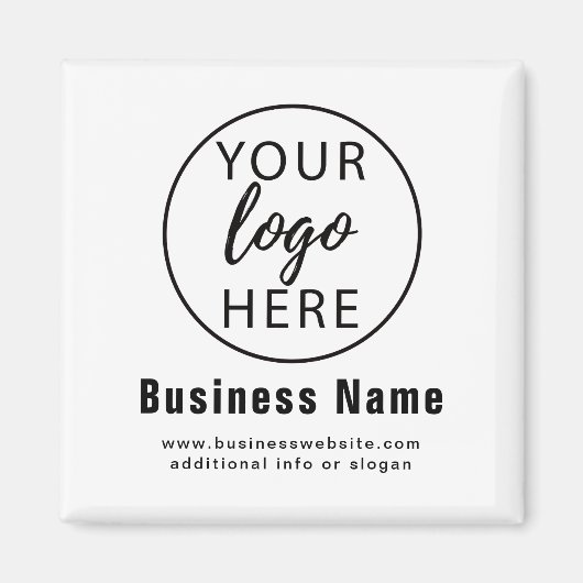 Benutzerdefiniertes Firmenlogo Magnet (Vorne)