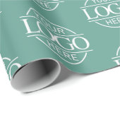 Benutzerdefiniertes Firmenlogo Markenpromotion Tea Geschenkpapier (Rolleneckpunkt)