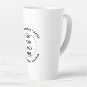 Benutzerdefiniertes Firmenlogo  Milchtasse (Rechte Ecke)