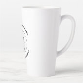Benutzerdefiniertes Firmenlogo  Milchtasse (Rechts)