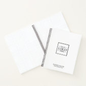 Benutzerdefiniertes Firmenlogo mit benutzerdefinie Notizblock (Innenseite)