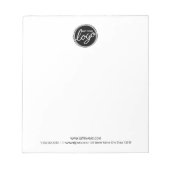 Benutzerdefiniertes Firmenlogo mit benutzerdefinie Notizblock (Vorderseite)