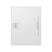 Benutzerdefiniertes Firmenlogo mit benutzerdefinie Notizblock (Rotiert)