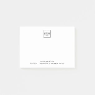 Benutzerdefiniertes Firmenlogo mit benutzerdefinie Post-it Klebezettel