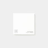 Benutzerdefiniertes Firmenlogo mit benutzerdefinie Post-it Klebezettel (Vorderseite)