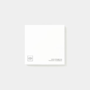 Benutzerdefiniertes Firmenlogo mit benutzerdefinie Post-it Klebezettel