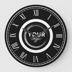 Benutzerdefiniertes Firmenlogo mit Branding Große Wanduhr