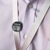 Benutzerdefiniertes Firmenlogo mit schwarzer und w Button