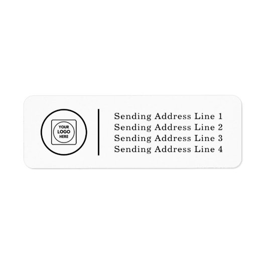 Benutzerdefiniertes Firmenlogo mit weißem Hintergr (Vorne)