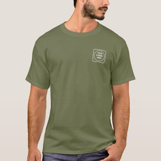 Benutzerdefiniertes Firmenlogo-Mitarbeiter-Arbeits T-Shirt (Vorderseite)