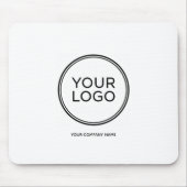Benutzerdefiniertes Firmenlogo | Modern Minimalis Mousepad (Vorne)