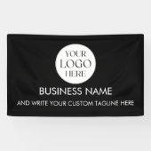 Benutzerdefiniertes Firmenlogo Modern Professionel Banner (Horizontal)