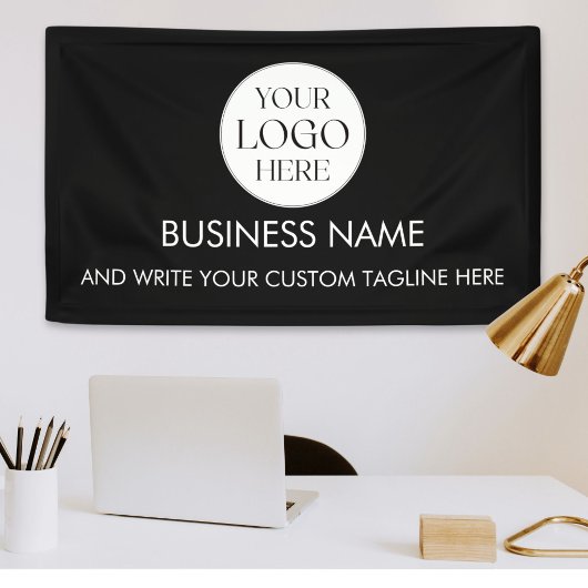 Benutzerdefiniertes Firmenlogo Modern Professionel Banner