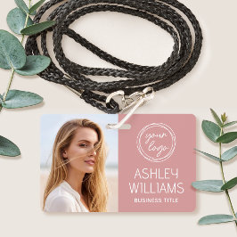 Benutzerdefiniertes Firmenlogo Name Mitarbeiter Pi Ausweis