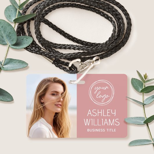 Benutzerdefiniertes Firmenlogo Name Mitarbeiter Pi Ausweis