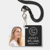 Benutzerdefiniertes Firmenlogo Name Mitarbeiter Sc Ausweis (Vorderseite mit Lanyard)