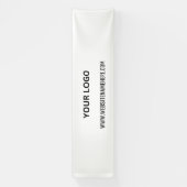 Benutzerdefiniertes Firmenlogo | Name und Slogan Banner (Vertikal)