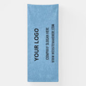 Benutzerdefiniertes Firmenlogo | Name und Slogan Banner (Vertikal)