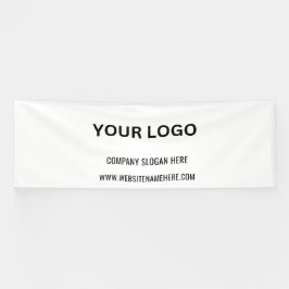 Benutzerdefiniertes Firmenlogo | Name und Slogan Banner