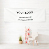 Benutzerdefiniertes Firmenlogo | Name und Slogan Banner (Insitu)