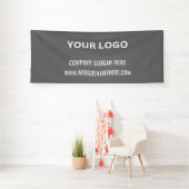 Benutzerdefiniertes Firmenlogo | Name und Slogan Banner (Insitu)