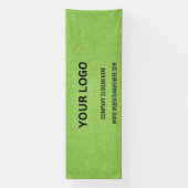 Benutzerdefiniertes Firmenlogo | Name und Slogan Banner (Vertikal)