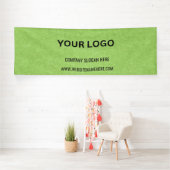 Benutzerdefiniertes Firmenlogo | Name und Slogan Banner (Insitu)