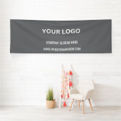 Benutzerdefiniertes Firmenlogo | Name und Slogan Banner (Insitu)