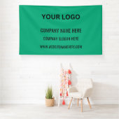 Benutzerdefiniertes Firmenlogo | Name und Slogan Banner (Insitu)