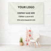 Benutzerdefiniertes Firmenlogo | Name und Slogan Banner (Insitu)