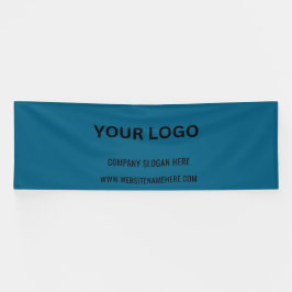 Benutzerdefiniertes Firmenlogo | Name und Slogan Banner