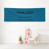 Benutzerdefiniertes Firmenlogo | Name und Slogan Banner (Insitu)