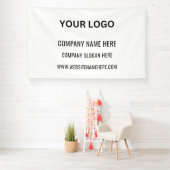 Benutzerdefiniertes Firmenlogo | Name und Slogan Banner (Insitu)