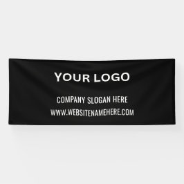 Benutzerdefiniertes Firmenlogo | Name und Slogan Banner