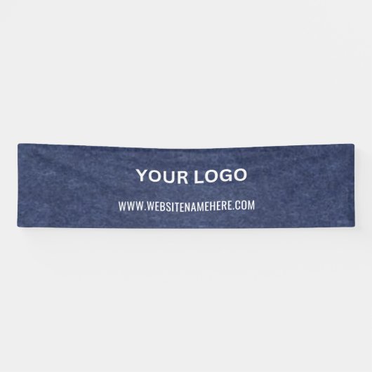 Benutzerdefiniertes Firmenlogo | Name und Slogan Banner (Horizontal)