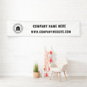 Benutzerdefiniertes Firmenlogo | Name und Slogan Banner (Insitu)