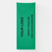 Benutzerdefiniertes Firmenlogo | Name und Slogan Banner (Vertikal)