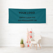 Benutzerdefiniertes Firmenlogo | Name und Slogan Banner (Insitu)