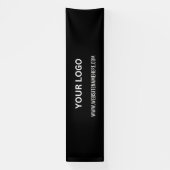 Benutzerdefiniertes Firmenlogo | Name und Slogan Banner (Vertikal)