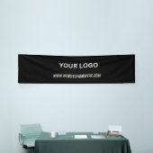 Benutzerdefiniertes Firmenlogo | Name und Slogan Banner (Messeveranstaltung)